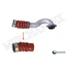 (11617823961 11617796291) BMW TURBO HOSE EXCLUDING METAL PIPE HOSE SHOWN WITH ARROW