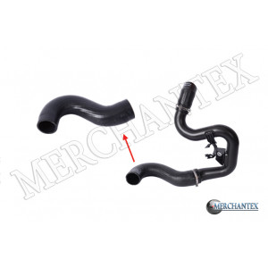 1379294080 1614084380 PEUGEOT CITROEN TURBO HOSE EXCLUDING PLASTIC PIPE BIG HOSE SHOWN WITH ARROW