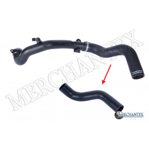 51816508 FIAT TURBO HOSE EXCLUDING PLASTIC PIPE HOSE SHOWN WITH ARROW