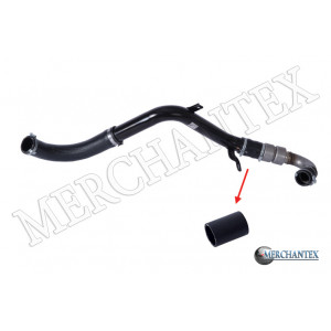 6M516C646BB 1478628 6M516C646BA 1417961 FORD TURBO HOSE EXCLUDING METAL PIPE HOSE SHOWN WITH ARROW