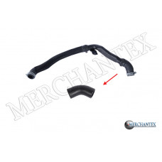 (GK218D033BD 2327651 GK218D033BB 2126997 GK218D033BC 2127000 GK218D033BA 1935532) FORD RADIATOR LOWER HOSE EXCLUDING PLASTIC PIPE SMALL HOSE SHOWN WITH ARROW