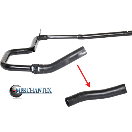 (7T1618K580AA=1438149) FORD HEATER HOSE WITHOUT METAL PART