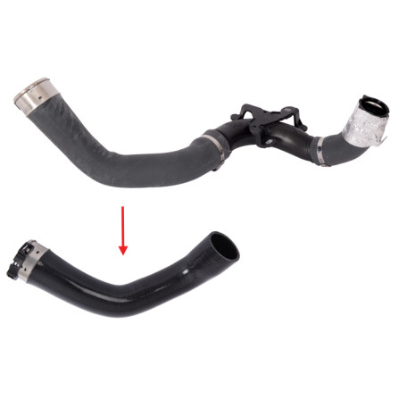 (144602500R) DACIA RENAULT TURBO HOSE LARGE WITHOUT PLASTIC PARTS