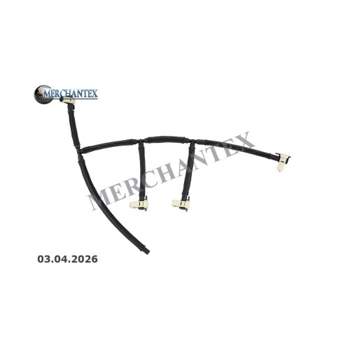 (04L130235E) VOLKSWAGEN HOSE FOR FUEL INJECTOR PIPE