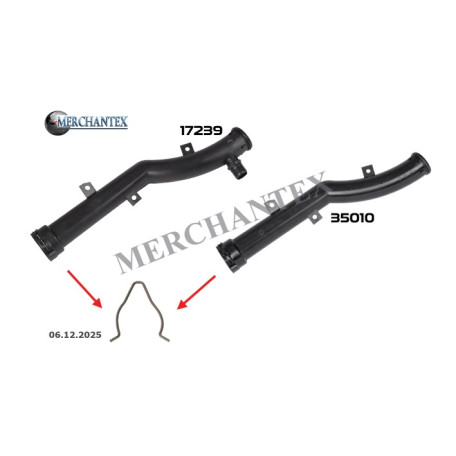 (1319.N5 11537548652 3648774) CITROEN DS MINI OPEL PEUGEOT VAUXHALL RECIRCULATION PIPE CLIPS (1319.N5 11537548652 3648774) CITROEN DS MINI OPEL PEUGEOT VAUXHALL RECIRCULATION PIPE CLIPS