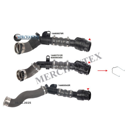(144607512R 144608578R 144600543R 6080900400) DACIA MERCEDES BENZ RENAULT TURBO PIPE CLIPS (144607512R 144608578R 144600543R 6080900400) DACIA MERCEDES BENZ RENAULT TURBO PIPE CLIPS