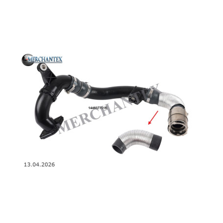 (144607751R) RENAULT TURBO HOSEEXCLUDING PLASTIC PIPE