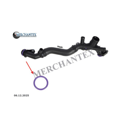 (210497511R 2104900QAC MQ004876) DACIA MITSUBISHI NISSAN RENAULT RECIRCULATION PIPE GASKET