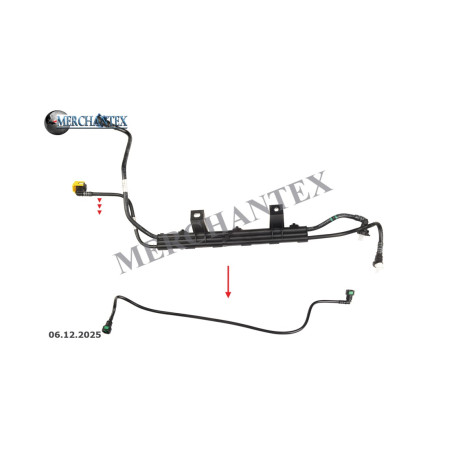 (52065398 51884815 68383146AA) FIAT FUEL PIPE 
EXCLUDING BRACKET