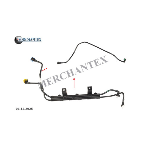 (52065398 51884815 68383146AA) FIAT FUEL PIPE 
EXCLUDING BRACKET