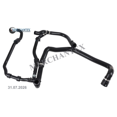 (5Q0122051DM 5Q0122051BJ) AUDI SEAT SKODA VOLKSWAGEN RADIATOR OUTLET HOSE (5Q0122051DM 5Q0122051BJ) AUDI SEAT SKODA VOLKSWAGEN RADIATOR OUTLET HOSE