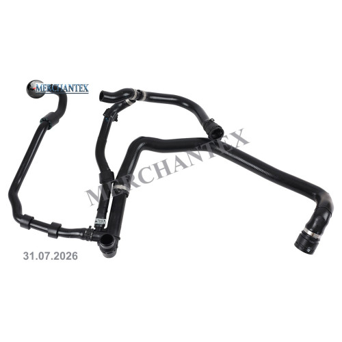 (5Q0122051DM 5Q0122051BJ) AUDI SEAT SKODA VOLKSWAGEN RADIATOR OUTLET HOSE