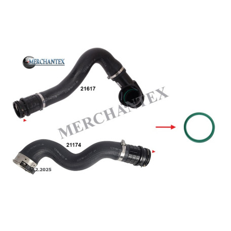 (860418 GM 13345556) OPEL VAUXHALL TURBO HOSE GASKET (860418 GM 13345556) OPEL VAUXHALL TURBO HOSE GASKET