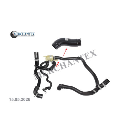 (PEL500310 PCH500111 5H228B514AB) LAND THERMOSTAT HOSEEXCLUDING METAL and PLASTIC PIPE